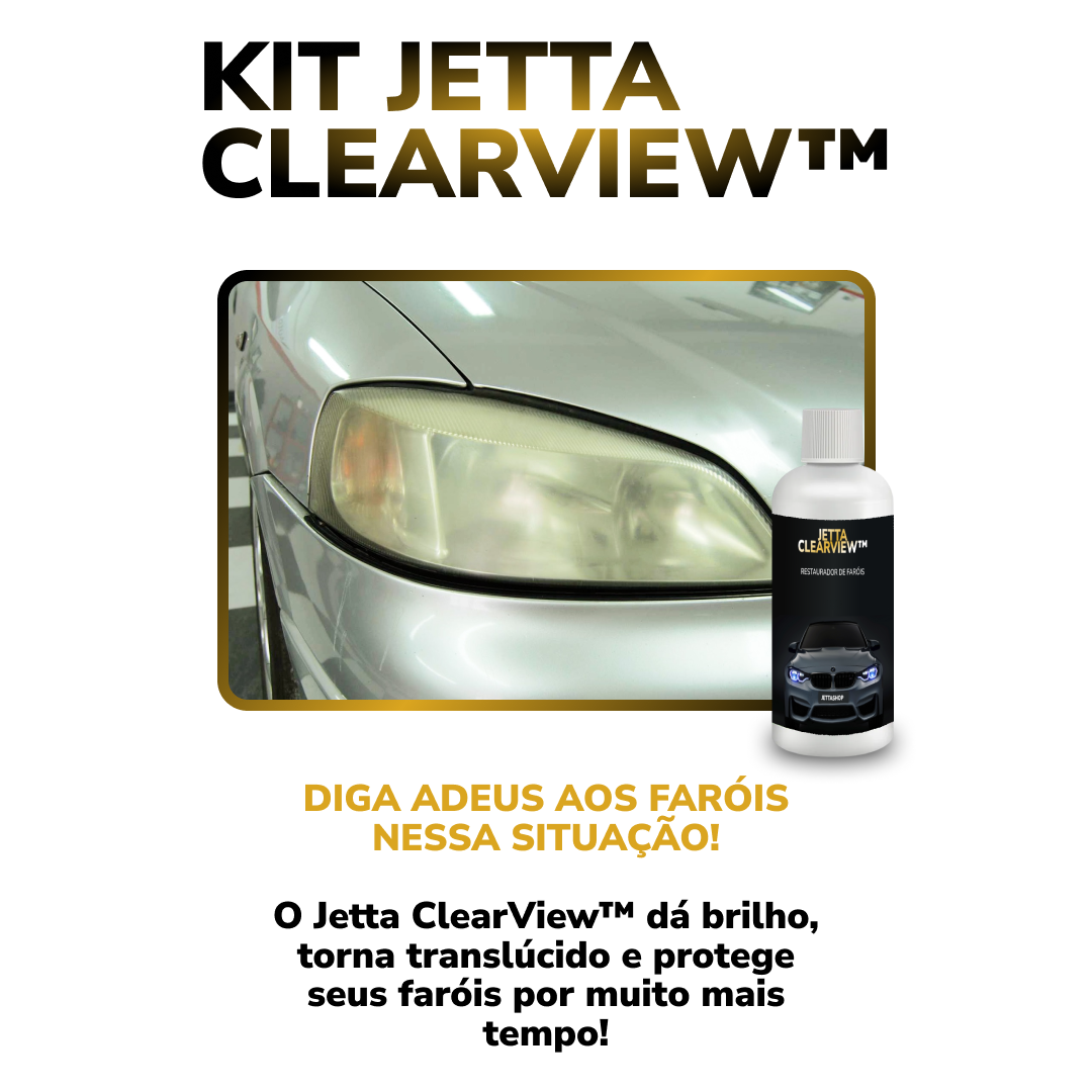 CarvionClearView™ - Restaurador de Brilho para Faróis
