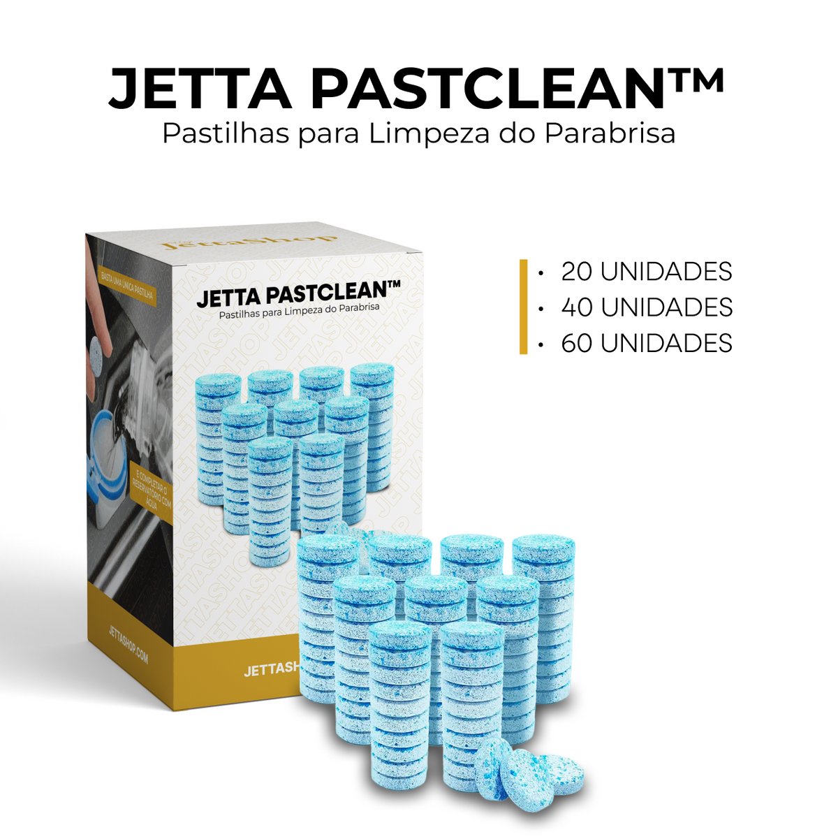 Pastilhas para Limpeza do Parabrisa - Carvion PastClean™ [PROMOÇÃO IMPERDÍVEL]