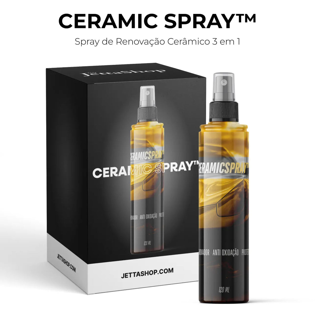 Spray de Renovação Cerâmico 3 em 1 - Carvion CeramicSpray™ [ESTOQUE LIMITADO]