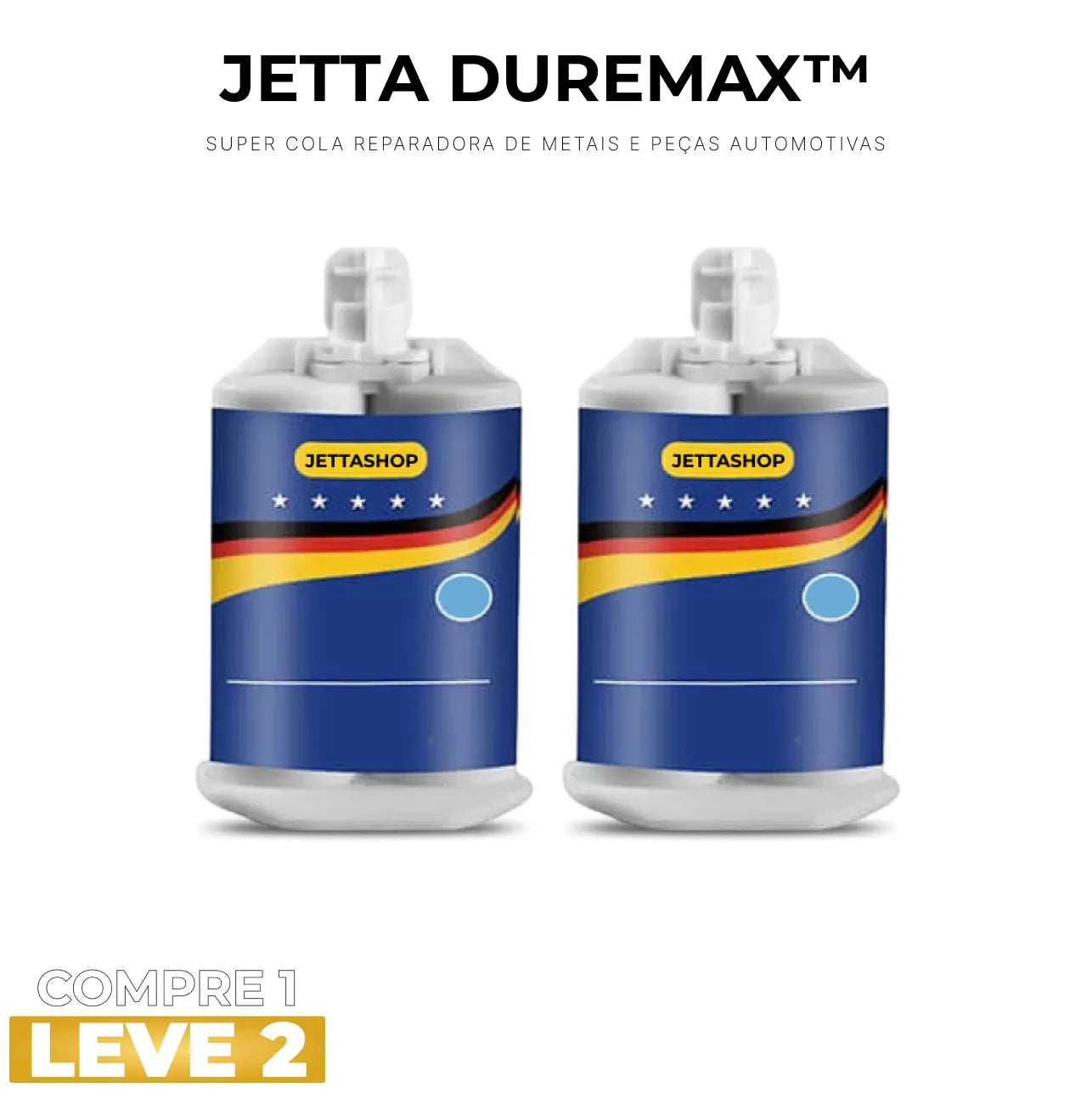 [COMPRE 1 LEVE 2] Super Cola Reparadora de Metais e Peças Automotivas - Carvion DureMax™