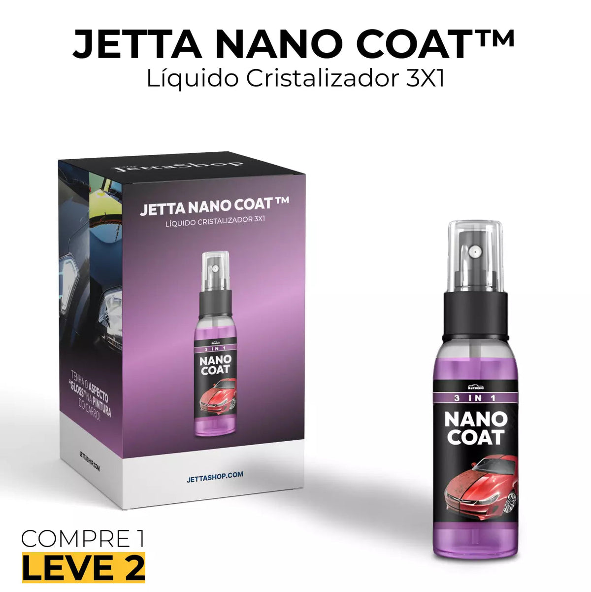 Cristalizador 3 em 1 (Compre 1 Leve 2) - CarvionNanoCoat™