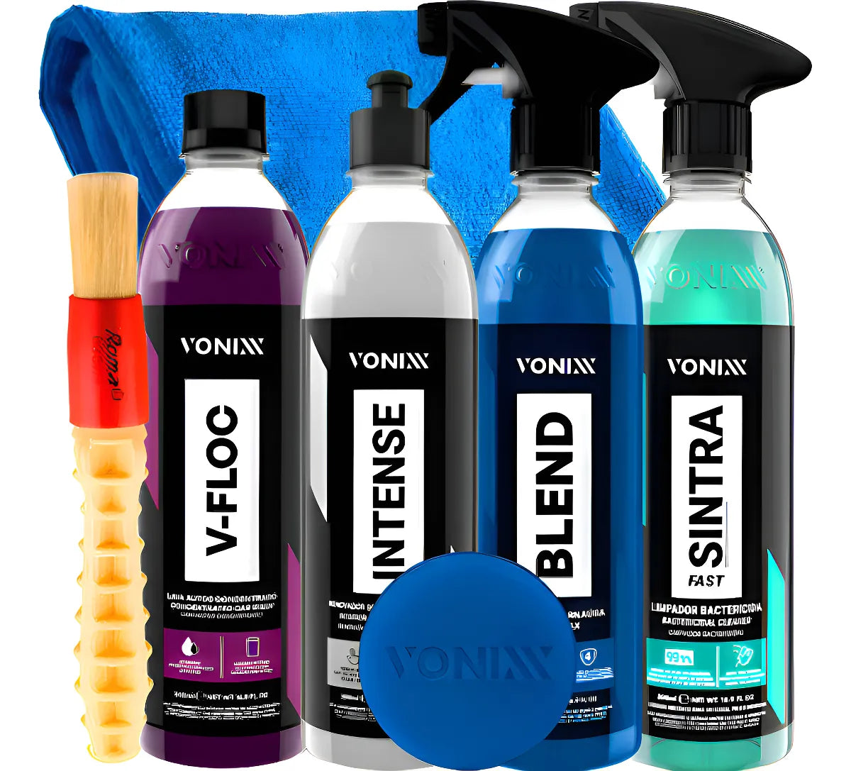 Kit Lavagem Automotiva V-floc Blend Sintra Intense Vonixx