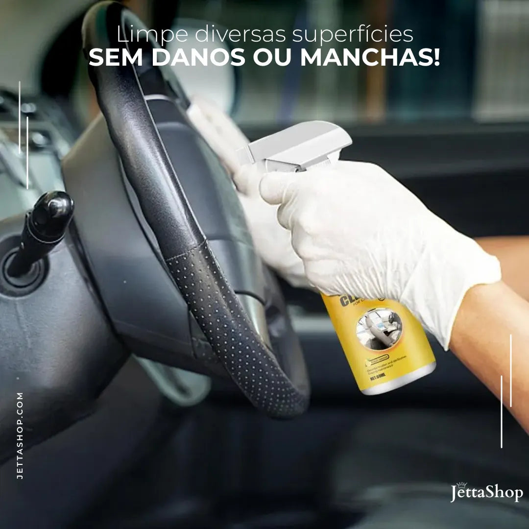 Spray de Espuma para Limpeza Automotiva - Carvion SprayClean™ [+ BRINDES EXCLUSIVOS]