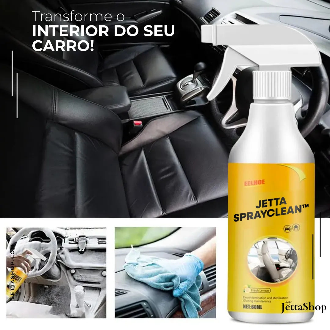 Spray de Espuma para Limpeza Automotiva - Carvion SprayClean™ [+ BRINDES EXCLUSIVOS]